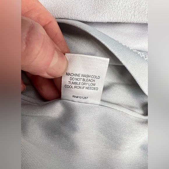 ALEXIA ADMOR Light gray JACQUELINE short sleeve cocktail midi dress size 8 - Picture 14 of 16